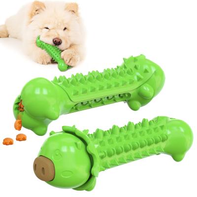 China New TPR Material Suction Dogs Teeth Cleaning Cute Pig Pet Toy for sale