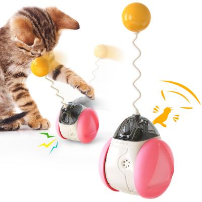 China High Quality Interactive Cats Balance Car Rolling Sounding Toy Pet Cat Toys for sale