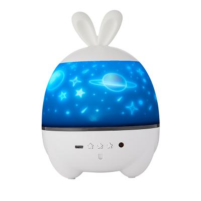 China +warm Colorful White Light Music LED Rotating Romantic Gift Star Projector Galaxy Projector Kids Night Light for sale