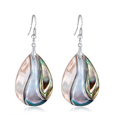 China Trendy fashion abalone shell series earrings ladies temperament earrings natural spot wholesale for sale