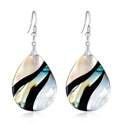 China Fashion Temperament Abalone Fashionable Natural Shell Earrings Hot Selling Women's Earrings for sale