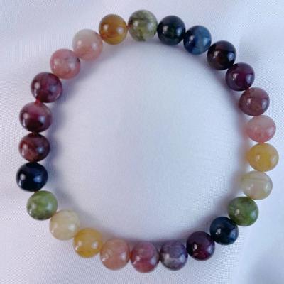 China Custom Stone Bead Bracelet Bottom Bracelet For Couples Chakra Bracelet Crystal Therapy Stone for sale