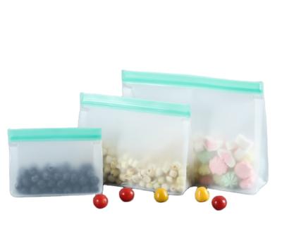 China Waterproof IN STOCK Ready To Ship Food Grade Freezer Sandwich Freezer Fresh Fruit PEVA Zipper Packaging Bag for sale