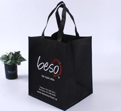 China Waterproof Reusable Tote Laminated Non Woven Bag Shopping Tote Bag for sale