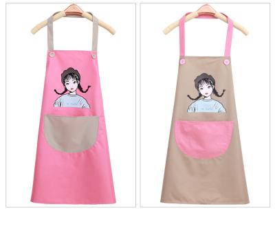 China Eco-Friendly Wipeable Waterproof And Oil-proof Adjustable Apron Fashion Kitchen Home Kitchen Custom Logo for sale