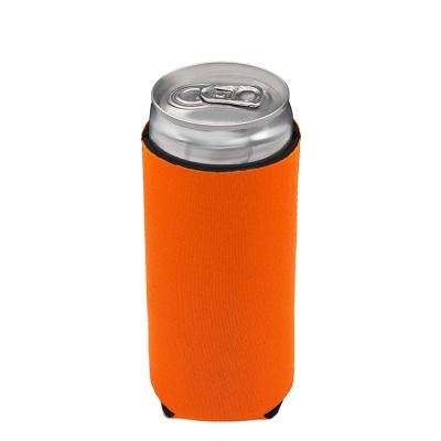 China Waterproof Thin Neoprene Beer Can White Cooler Sleeve For 330ml for sale