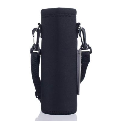 China Waterproof Insulated Water Bottle Holder Bottle Carrier Bag With Detachable Adjustable Shoulder Strap for sale