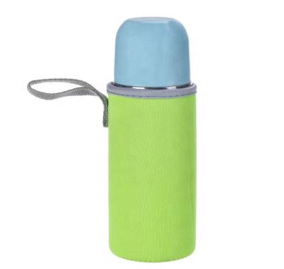 China Waterproof Neoprene Customized Logo Reusable Neoprene Glass Water Bottle Sleeve for sale