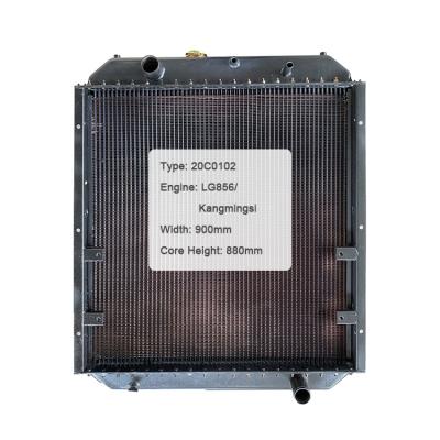 China Loader LIU PUFF 856 20c0102 China Manufacturer Professional Bimetal Aluminum Engine Radiator Water Tank for sale