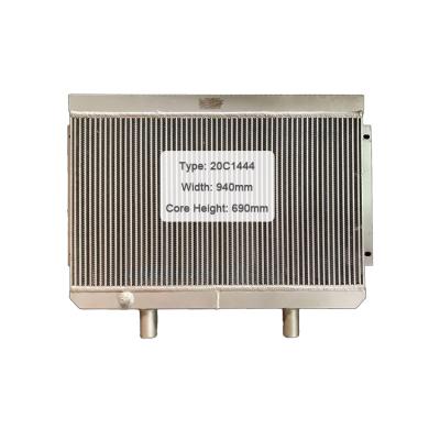 China 20c1444 Charger Oil Cooler Cooling Copper Aluminum Radiator For Diesel Engine Oil Cooler Radiator for sale