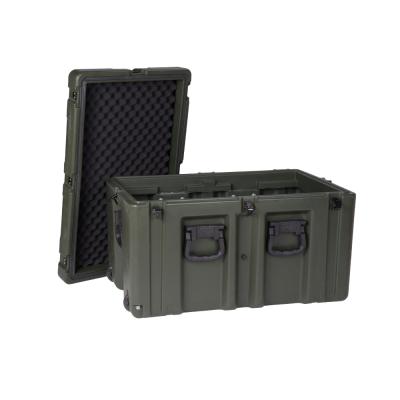 China PE Tsunami R764646 Durable Outdoor Use Army Green Color Roto-Molded Case for sale