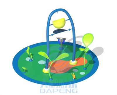 China Diseño de parque acuático para niños de 50 ㎡ con almohadilla para salpicaduras de agua, parque rociado con piso de EPDM en venta