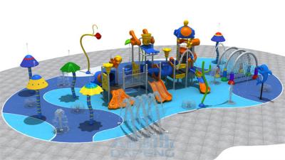 Cina 250sqm Residential Water Play Area with Non-Slip Mats and Fun Water Spray Devices in vendita