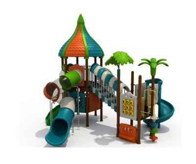 China ODM Children Outdoor Water Park  Project Playground Equipment Tube Plastic Slide for sale