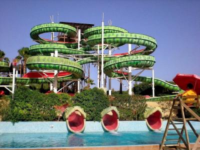 China Children Aqua Water Park Slide Private Pool Fiberglass Slide Rides Te koop