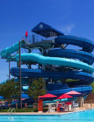 China Aquapark Jogos aquáticos de verão Fibra de vidro Slide de água conjunto para crianças à venda