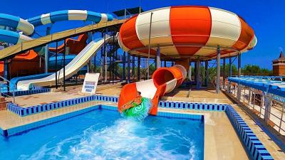 China Water Park Swimming Pool Fiberglass Aqua Spiral Tube Slide for sale