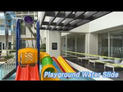 Children Playground Water Slide Fiberglass Anti UV For Aqua Park