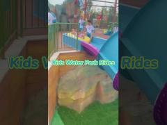 Small Boomerang Water Slide Children Fiberglass Swimming Pool Slide, Kids Fiberglass Water Slide