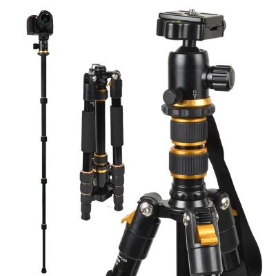 China Q999 PORTABLE Heavy Duty Aluminum Tripod Camera Tripod Professional Tripod And Monopod With 360 Degree for sale