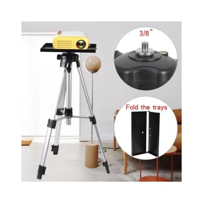 China PORTABLE Flexible Microphone Tripod 45cm-119cm Laptop Projector Stand Tripod With Tray And Carry Bag for sale