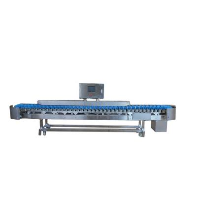 China Commercial Type Weight Sorter Sea Oyster Classifier Machine Oyster Screen Touch Use Tray Sorter for sale