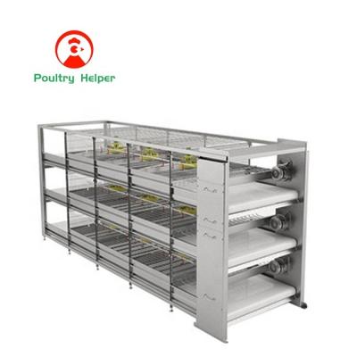 China Well-designed POULTRY AID H Type Poultry Field Automatic Battery Broiler Cage For Farm Agriculture Equipment for sale