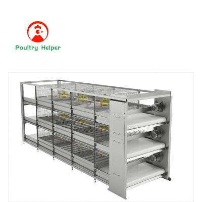 China Good Quality H Type Poultry Field POULTRY AID Chicken Cage Broiler Battery Cage For Poultry Farming Equipment for sale