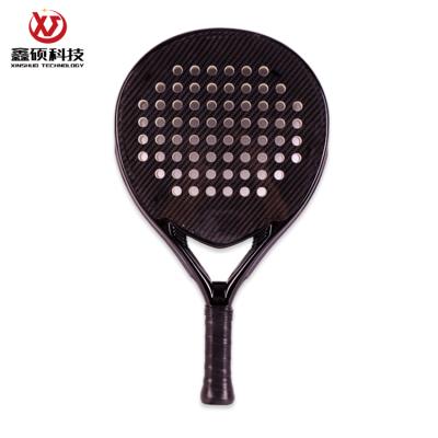 China Gifts Wholesale 3k Beach Tennis Racket Carbon Fiber Twill Beach Paddle Ball for sale