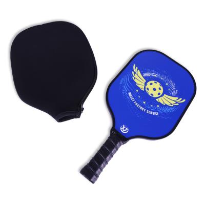 China Durable Custom Aramid Fiberglass Pickleball Paddle Racket Honeycomb Filling Pickleball Paddle for sale