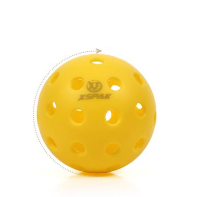 China Gifts Factory Price Custom Hollow Multicolor 40 Hole Pickleball Light Ball For Outdoor Games for sale