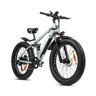 China Aluminum Alloy 48V 350W 20 Inch E Bike Full Suspension 7 Speed ​​Ebike Mountain Folding Electric Bicycle For Adults for sale