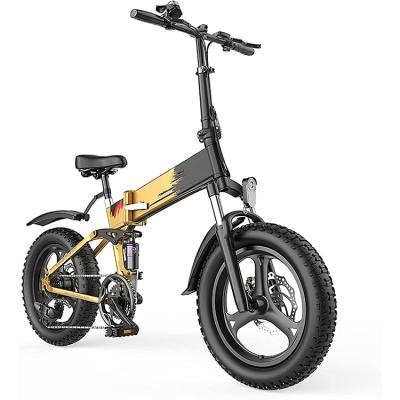 China High Quality Aluminum Alloy Wholesale 25MPH Outdoor Gold Sale 20 Inch Fold Up Fast Folding Ebike for sale