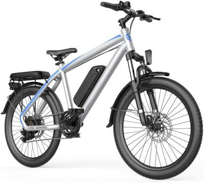 China Whosale Cheap Powerful High Speed ​​E-bike Aluminum Alloy Electric Bike 26inch 350W Mountain Bike for sale