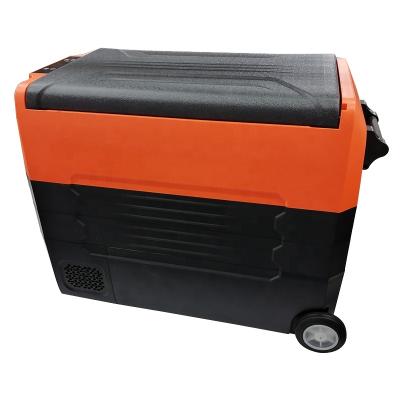 China 12V Freezer Portable Portable Low Noise Small Car Deep Fridge For 55L Capcity Car for sale