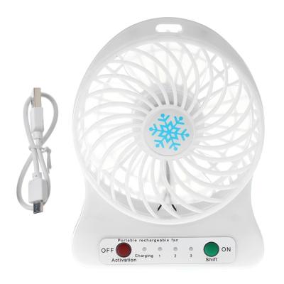 China Best Gift Portable Rechargeable Custom Logo Mini Emergency Cooling Portable USB Hand Position Table Fan for sale