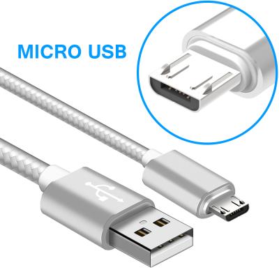 China Free Shipping Camera New Arrival Micro USB Data Charger Nylon Braided Charging Fast Cable For Android Mobile Phone for sale