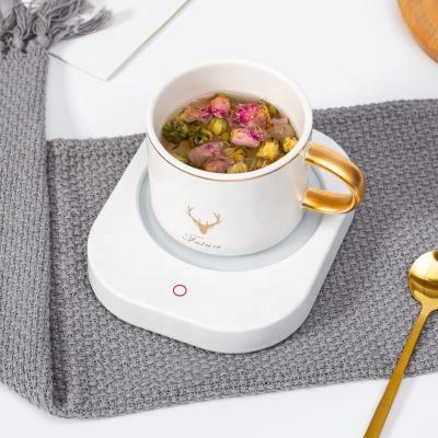 China Coffee Heater Constant Temperature Key New USB Coffee Warmer Coffee Cup Warmer Electric Heater Electric Heater Mug Heater Desktop Milk Heating Plate for sale