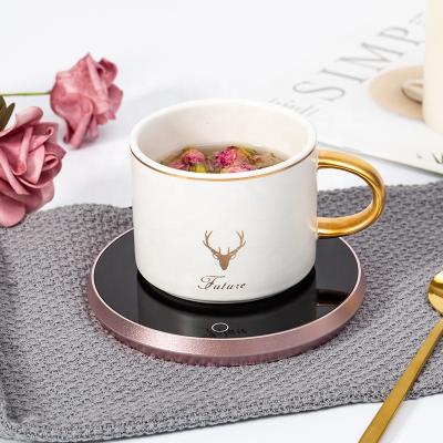 China Original Smart Tea Heater Wholesale Quality Size Manufacturing Cup Warmer Cup Heater USB Electric Coffee Heater for sale