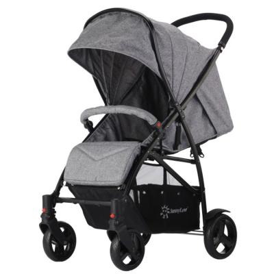 China Aluminum/Plastic/Fabric/Metal Easy Folding Aluminum Folding Stroller Four Wheels Baby Stroller Kids With EN 1888 for sale