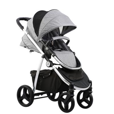 China Best Selling Steel/Plastic/Cloth/Metals 3 in 1 Travel System Baby Stroller Prams Push Chair for Little Baby for sale