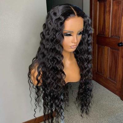 China Deep Wave Promo Closure Baby Curly Hair 5X5 Got Hd Human Glueless-Lace-Front-Wigs for sale