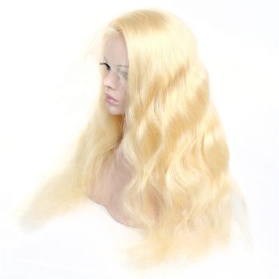 China Cheap Sale Bodywave Deep Wave Bundles Bob Wig Human Hair Blonde Wigs Lace Up Extension Headband 1B 613 for sale