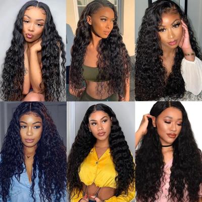 China Cheap 360 Hd Kinky Curly Transparent Hair Deep Wave Natural Wigs Lace Front Brazilian Extensions for sale