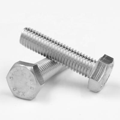 China General Industry DIN933/ANSI/ASME B18.2.1 stainless steel hex bolt for sale