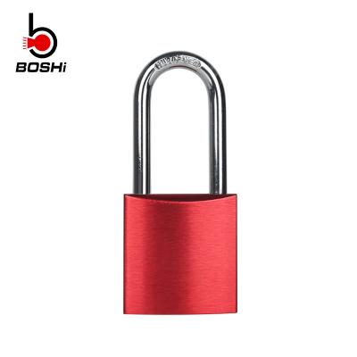 China Fashionable Design Safety Lockout Padlock Steel Shackle Aluminum Body for sale