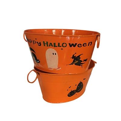 China CLASSIC Halloween Decoration Oval Buckets for sale