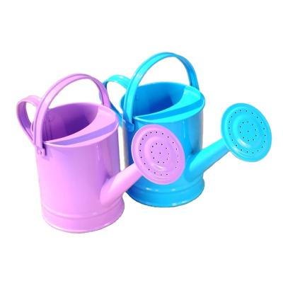 China Metal Luminous Color Small Metal Children Watering Can for sale