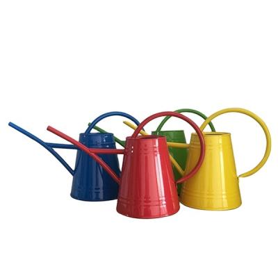 China Metal Tin Color Decorative Watering Cans for sale