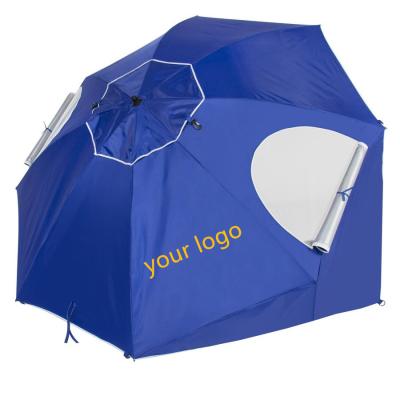 China Opem manual double layer camping tents beach shelter waterproof umbrella for sale for sale